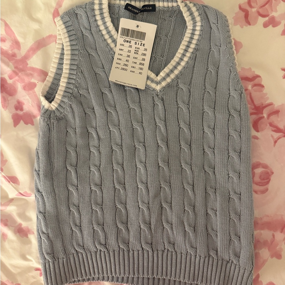 Brandy Melville cable knit sweater
